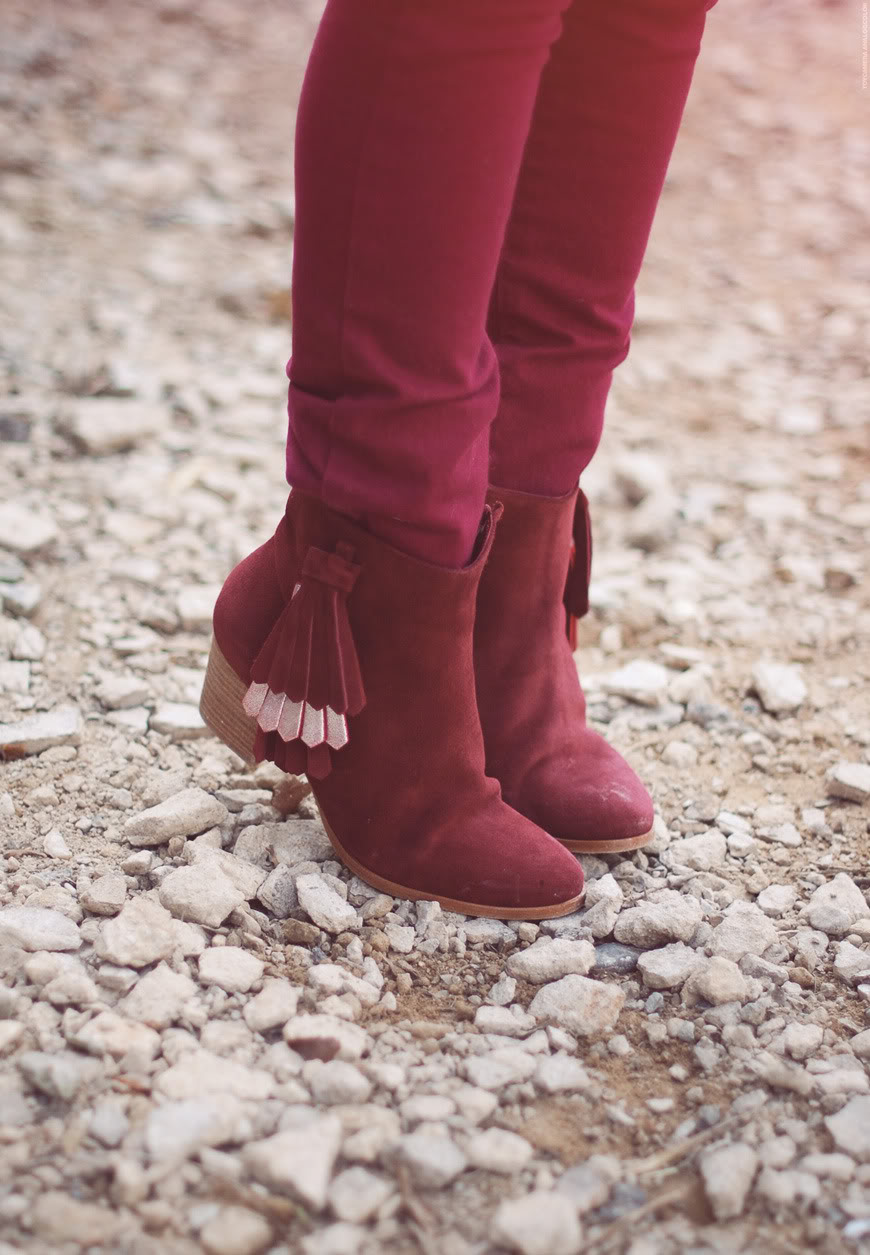 Mesroda Patricia Blanchet boots bordeaux parka Asos streetstyle