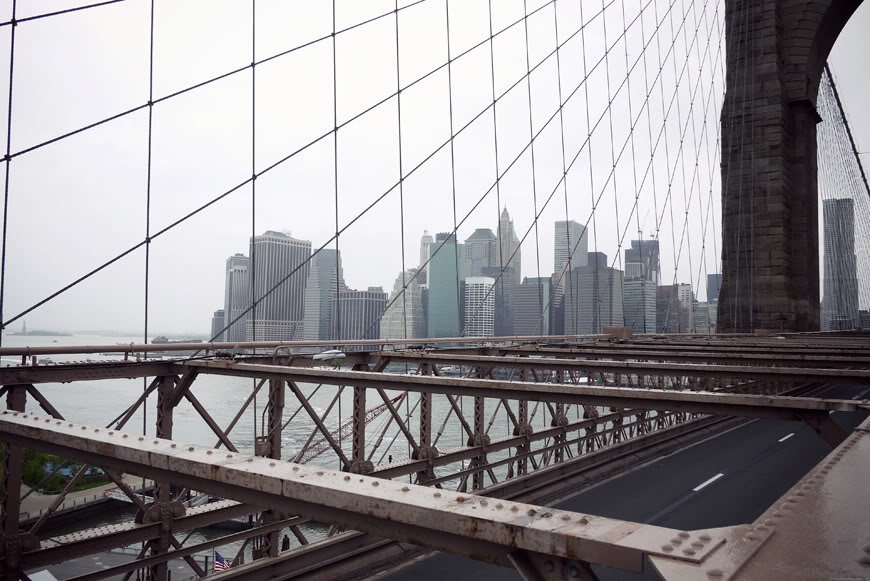 New York Brooklyn bridge picture travelket