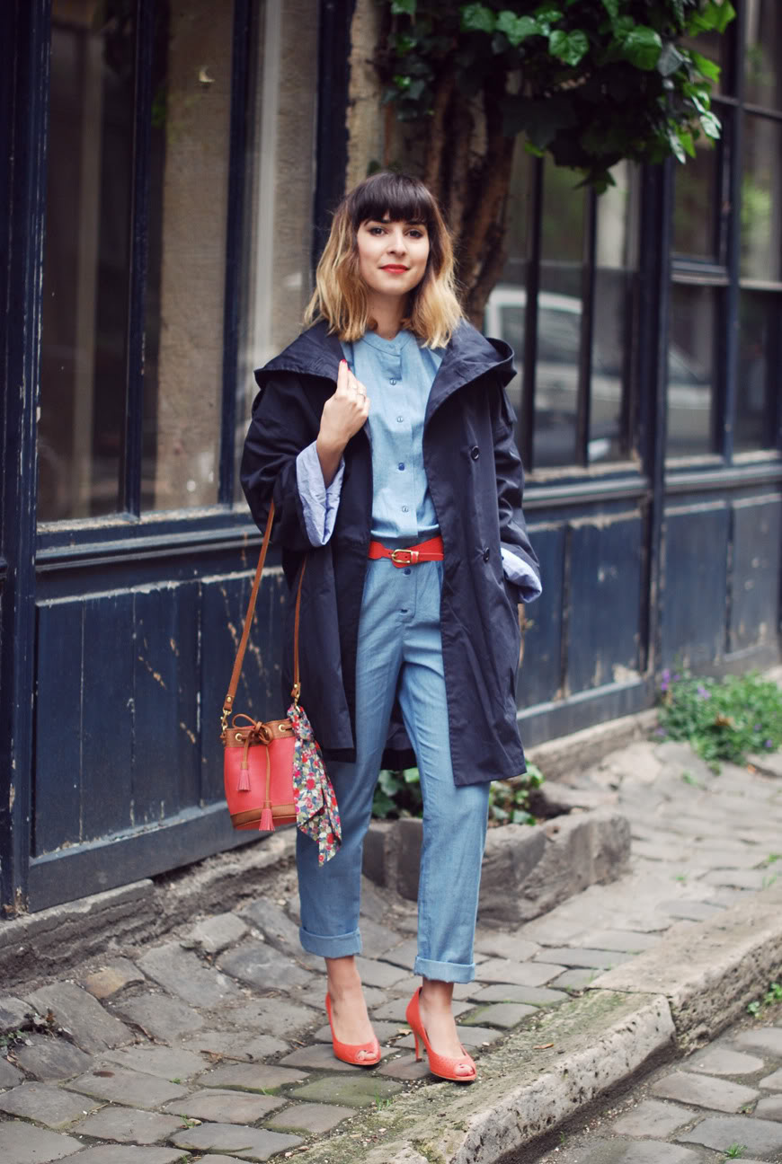 Sessùn streetstyle denim jumpsuit