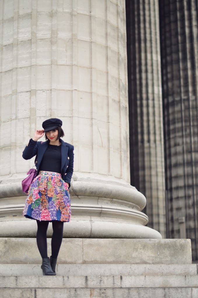 Manoush Helloitsvalentine streetstyle fashion blog blogger Paris la Madeleine monument frenchy