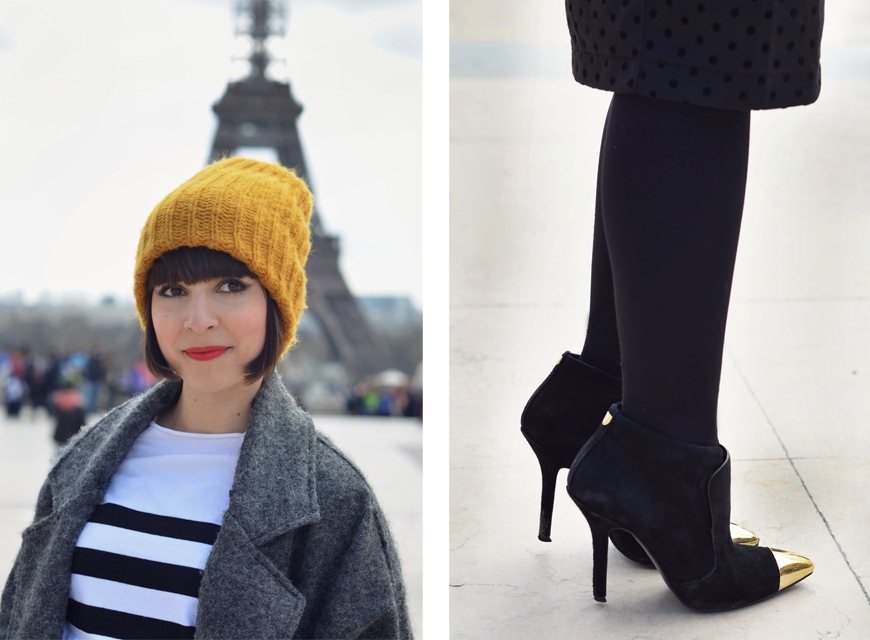 I ♥ Paris Helloitsvalentine streetstyle fashion blog mode Tour Eiffel pencil skirt