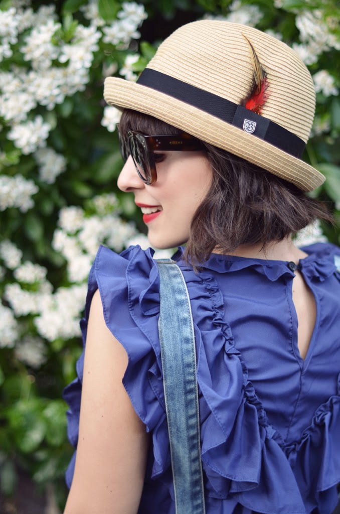 Helloitsvalentine outfit overalls dungaree streetstyle cut out boots New Audrey Céline sunglasses french fashion