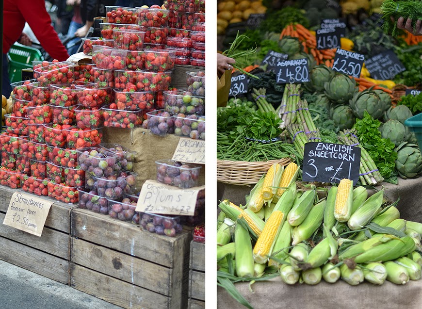 Borough Market Londres food farmers sellers fresh veg and fruits yummy Helloitsvalentine