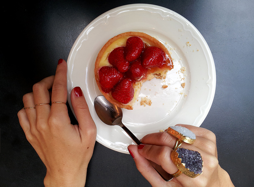 strawberry tart tartelette fraises yummy food Hello it's Valentine Helloitsvalentine