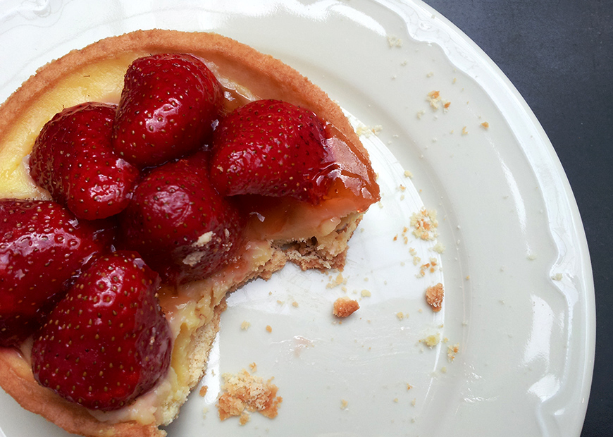 strawberry tart tartelette fraises yummy food Hello it's Valentine Helloitsvalentine