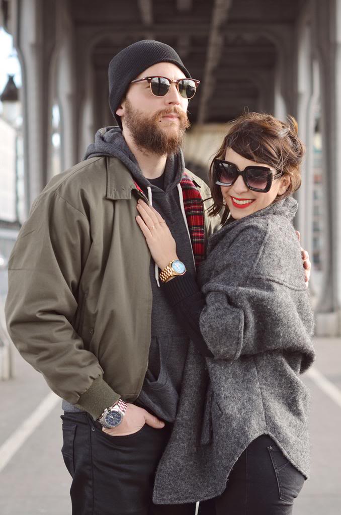 #FallingInLoveWith Watch Hunger Stop Michael Kors Helloitsvalentine couple french fashion blogger campaign bicycle