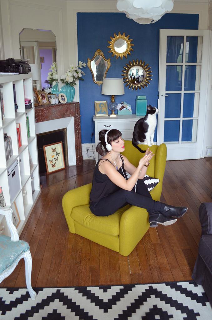 Rubens fauteuil demi-lune vert avocat concours Made Helloitsvalentine déco intérieur interior home living-room