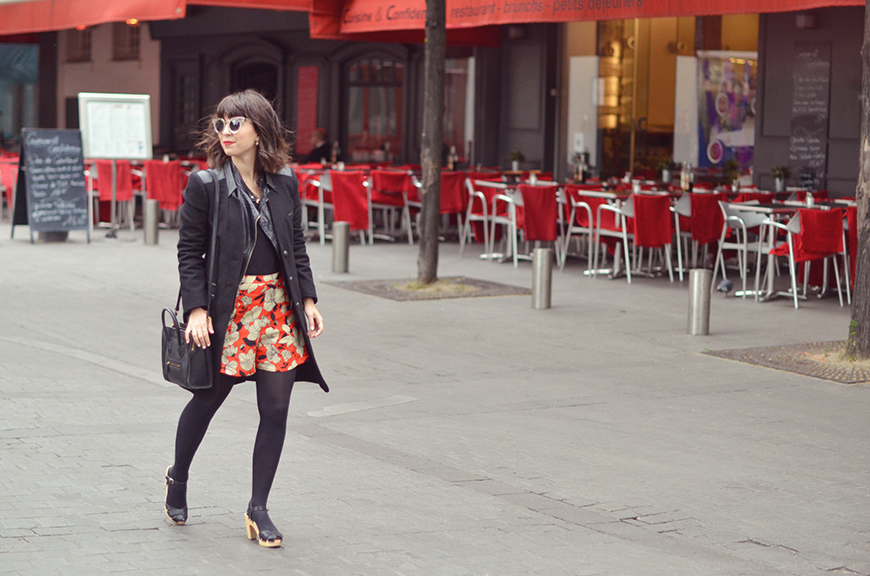 Sabots Suzanne Swedish Hasbeens Helloitsvalentine Place du Marché Saint Honoré Paris streetstyle fashion blogger