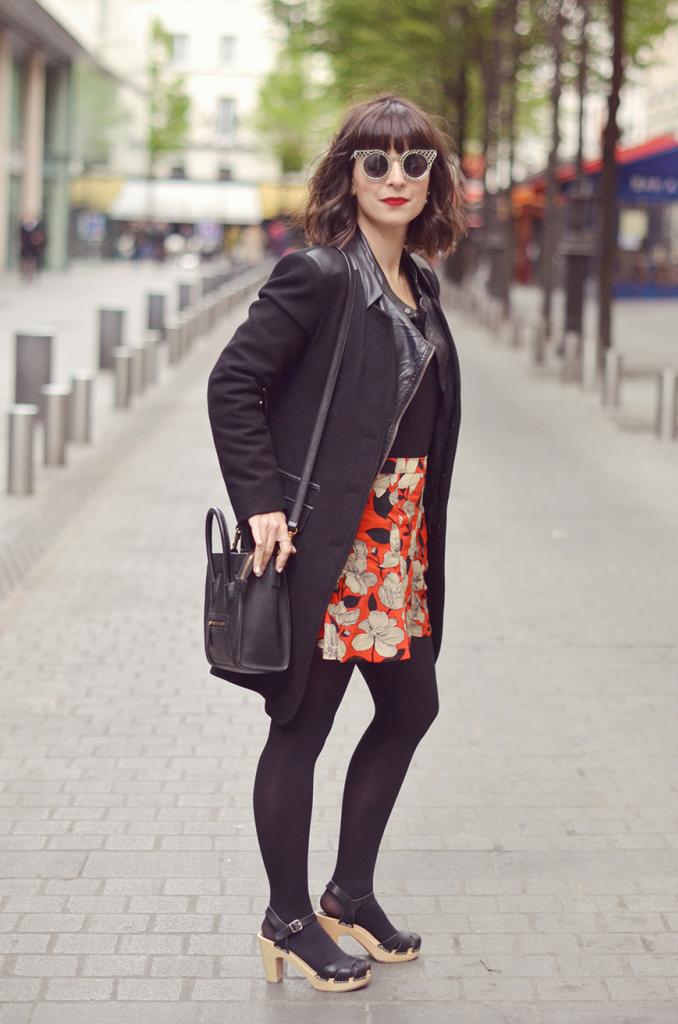 Sabots Suzanne Swedish Hasbeens Helloitsvalentine Place du Marché Saint Honoré Paris streetstyle fashion blogger