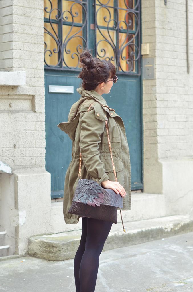 Squirrels Le Bestiaire sac Volatiles Python écureuils look streetstyle Helloitsvalentine parisian Paris french blogger